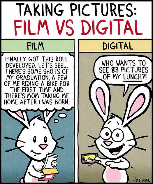 Obrázek - Taking pictures - film vs digital -      17.01.2013