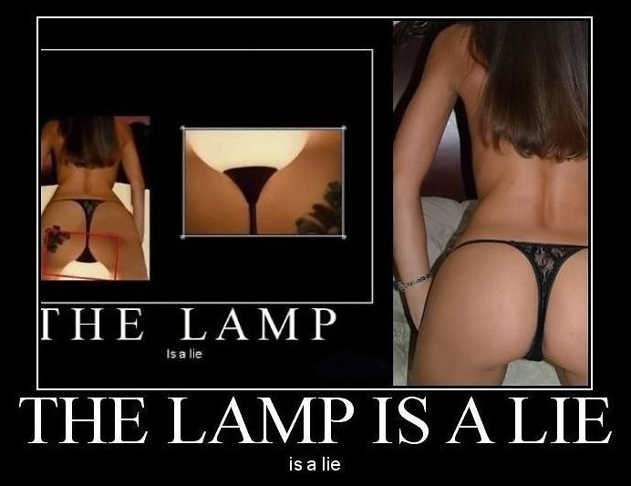 Obrázek - The Lamp Is A Lie - Is a Lie -      25.06.2013
