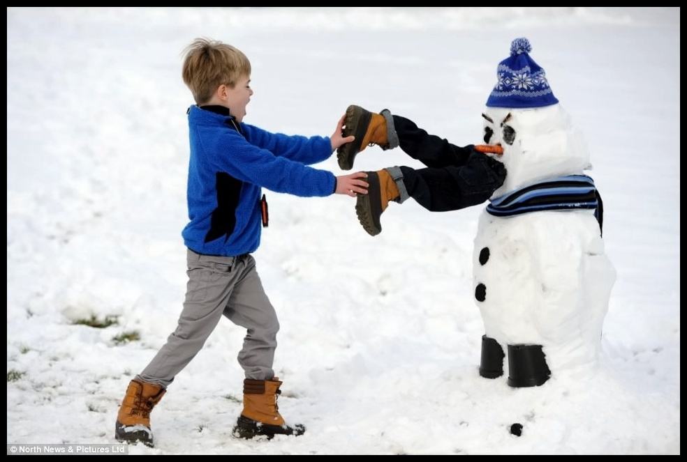 Obrázek - The best snowman -      25.03.2013