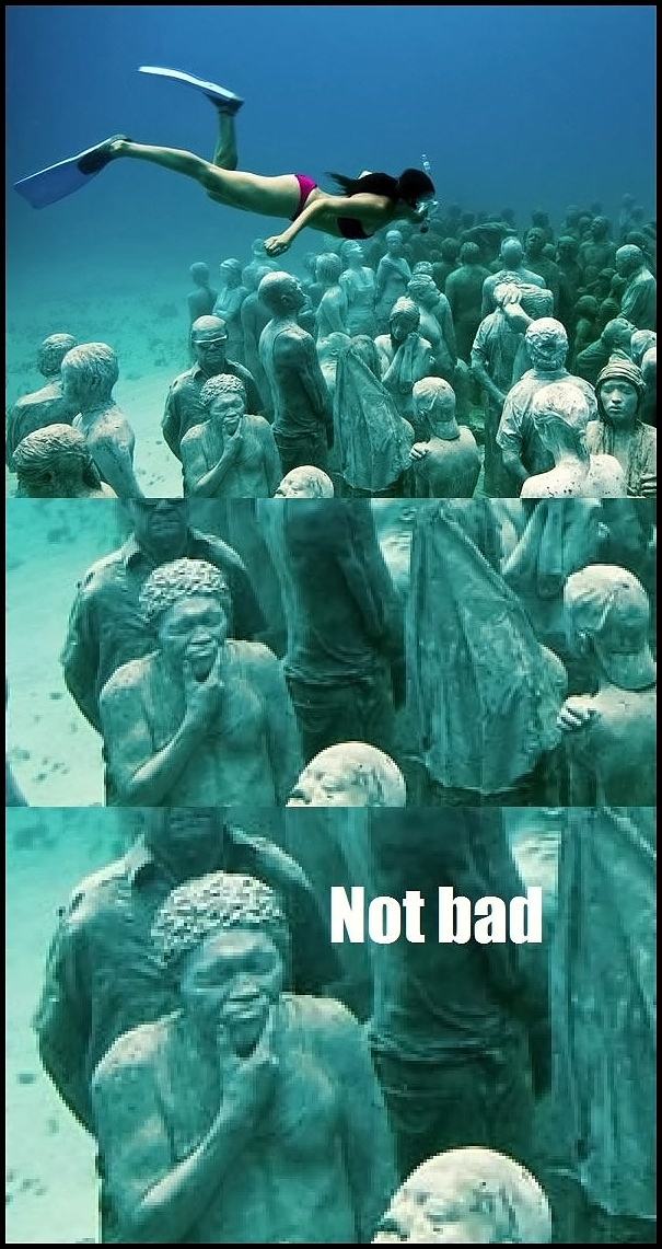 Obrázek - Underwater Sculptures -      07.01.2013