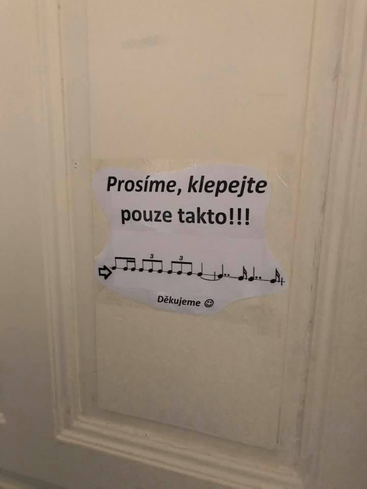 Obrázek - klepaci kod na plzensky konzervatori -