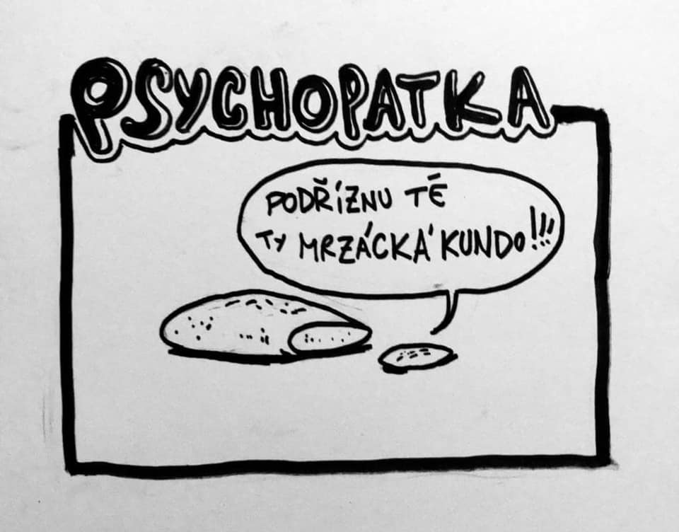 Obrázek - psychopatka -