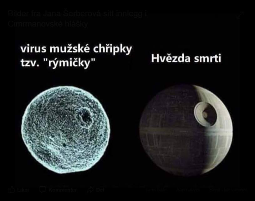 Obrázek - virus vs Death Star -