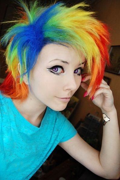 Obrázek -rainbow girl-