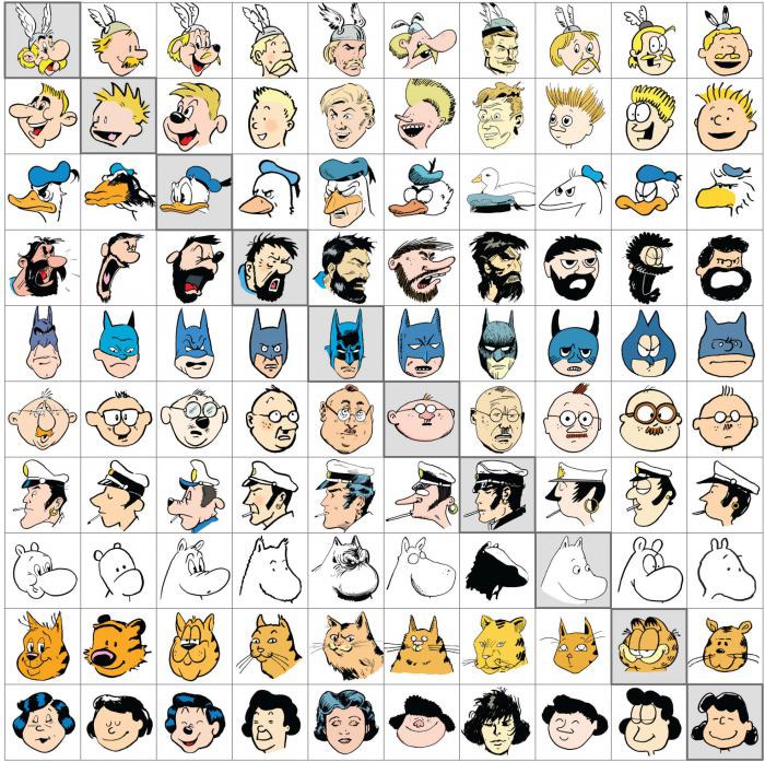 Obrázek 10 For 10 Different Cartoon Characters