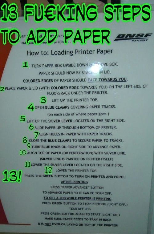 Obrázek 13 fucking steps to add paper 01-02-2012