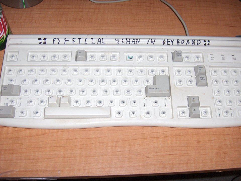Obrázek 4chan keyboard