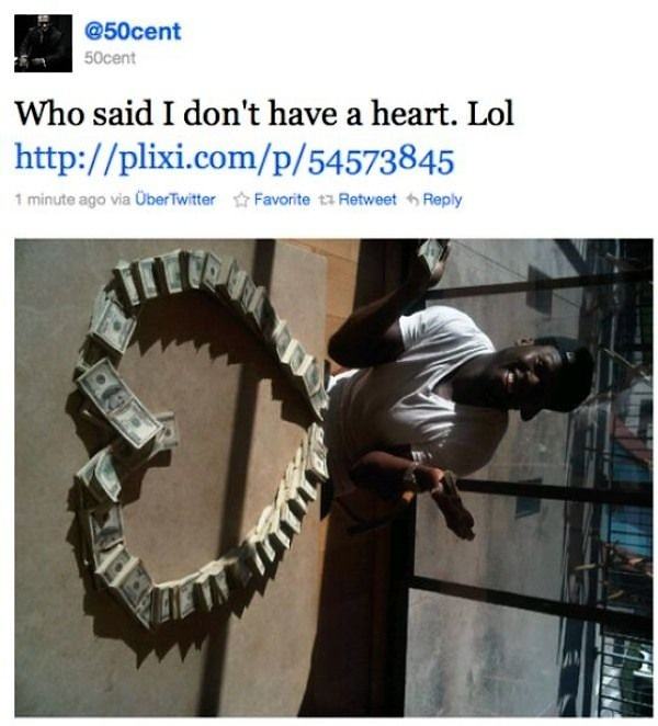 Obrázek 50 Cents Heart 13-02-2012