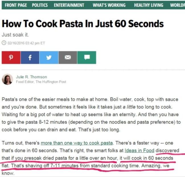 Obrázek 60 seconds pasta