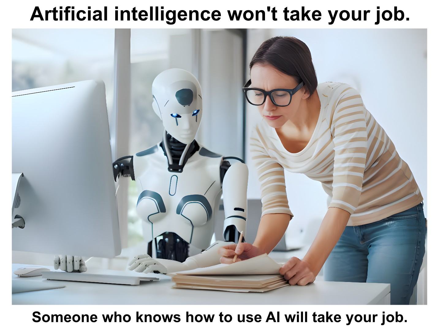 Obrázek AI will not take your job