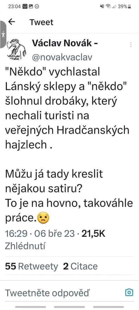 Obrázek A satiri nebudou mit co zrat