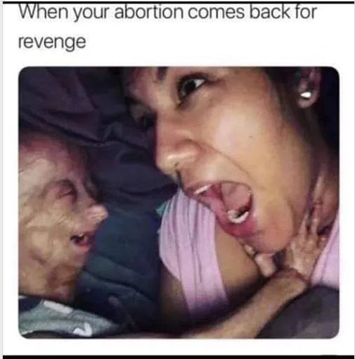Obrázek Abortion come to revenge