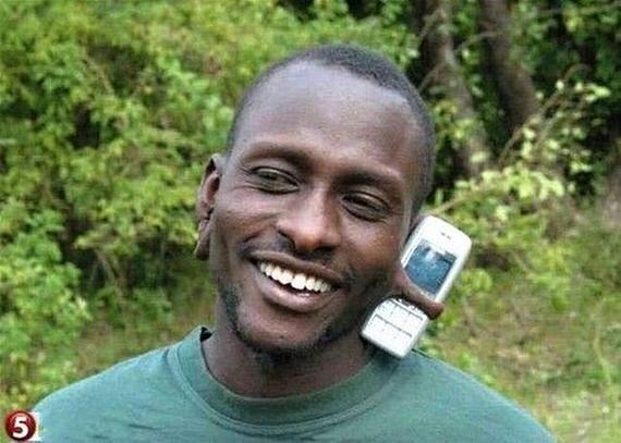 Obrázek Africky pracovnik callcentra