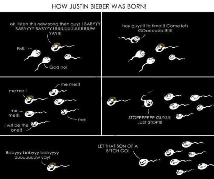 Obrázek Ako sa narodil Justin Bieber