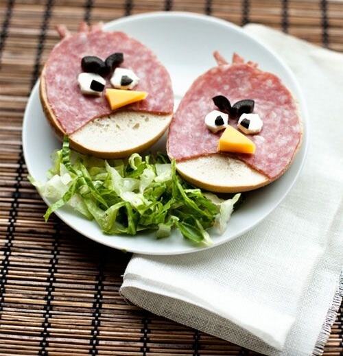 Obrázek Angry Birds sandwich