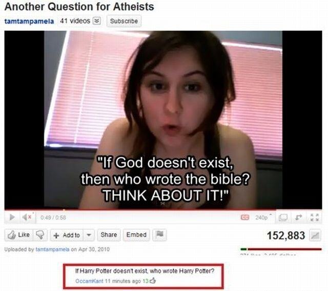 Obrázek Another Question for Atheists