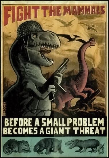 Obrázek Anti-Mammal Propaganda Poster