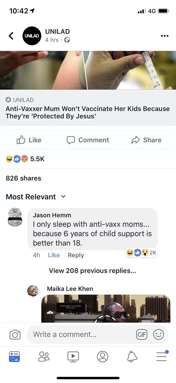 Obrázek Anti vax mom