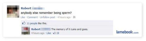 Obrázek Anybody Else Remember Being Sperm