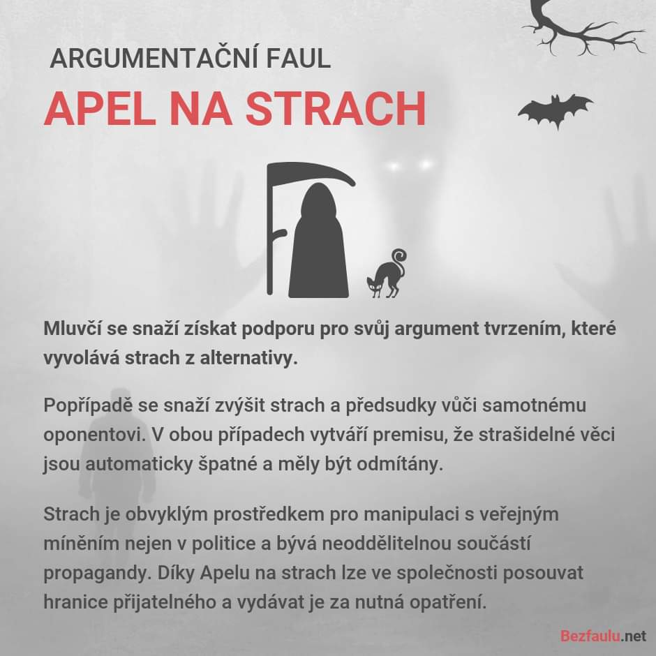 Obrázek Apel na strach