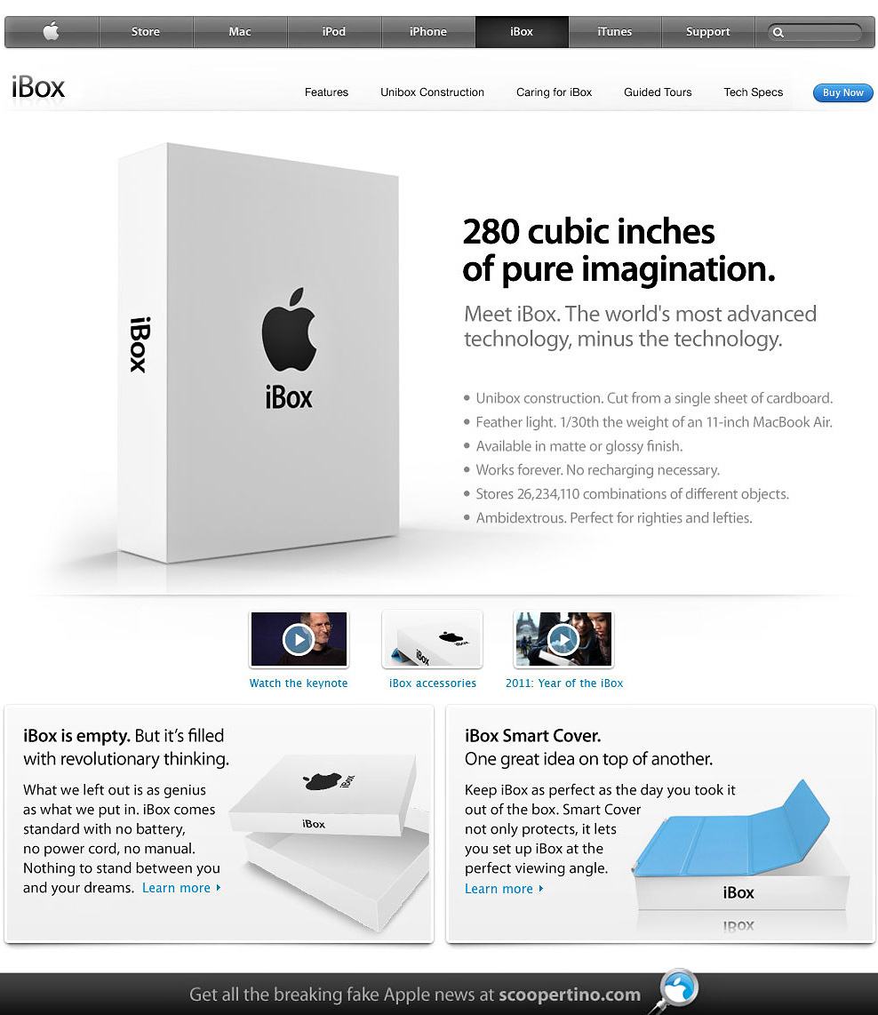Obrázek Apple introducing iBox