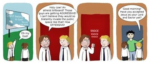 Obrázek Atheists are agressive - 08-05-2012