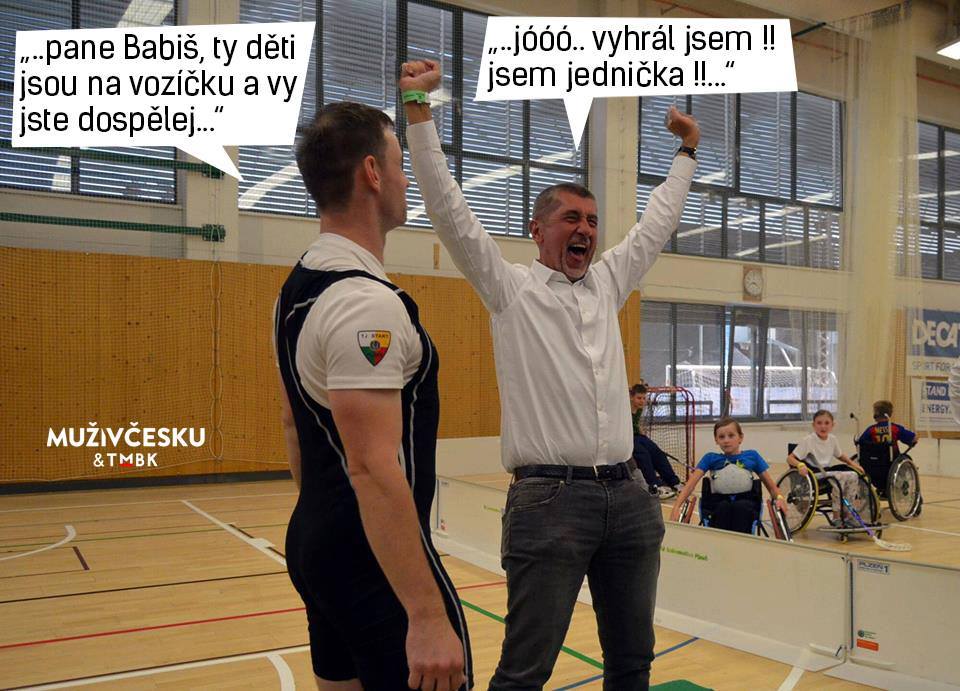 Obrázek Babis sportovec