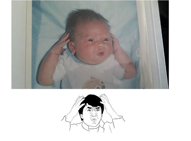 Obrázek Baby pic reminded me of someone 22-01-2012