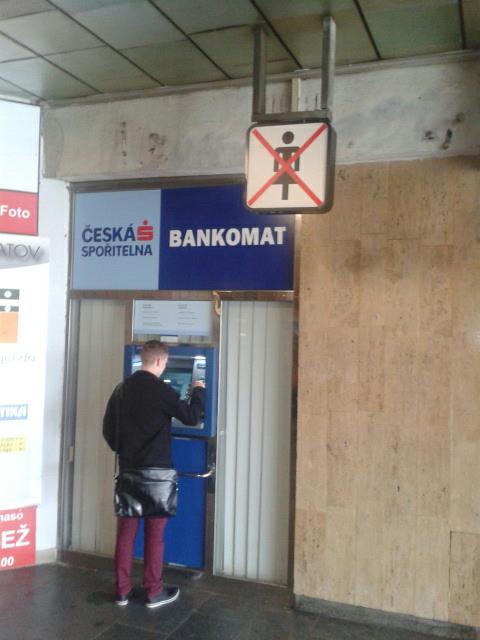 Obrázek Bankomat jen pro muze