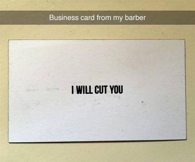 Obrázek Barbers Business Card