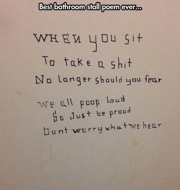 Obrázek Bathroom Poetry