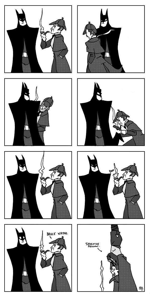 Obrázek Batman vs Sherlock Holmes 05-03-2012