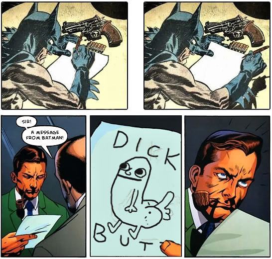 Obrázek Batmans message 06-03-2012