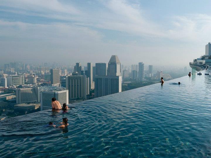 Obrázek Bazen na 57. poschodi Marina Bay Sands kasino v Singapure