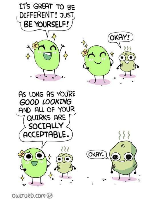 Obrázek BeTrueYouselfSomewhereElse