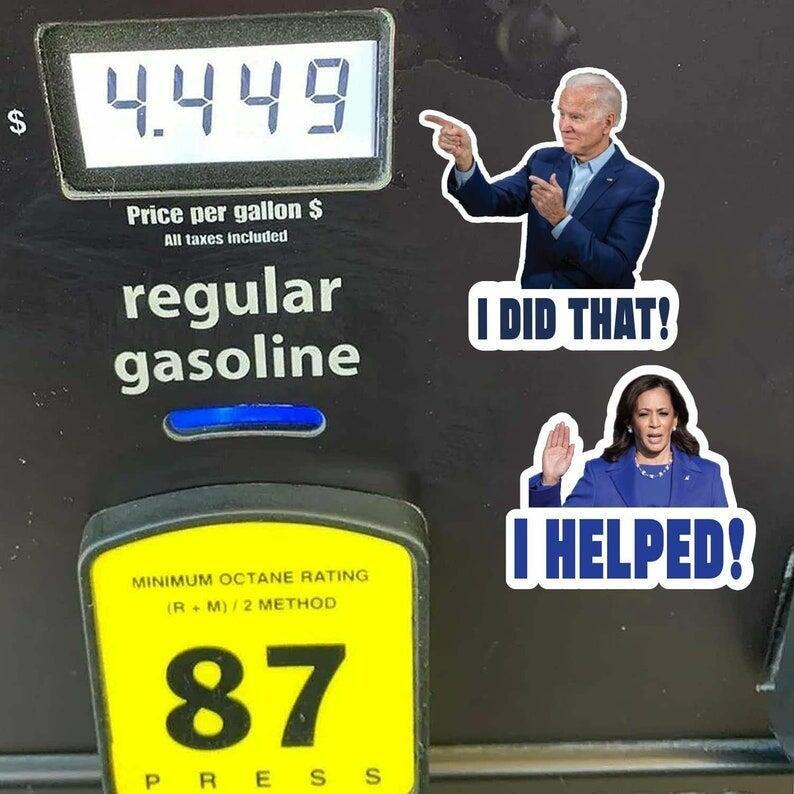 Obrázek Biden at gas station