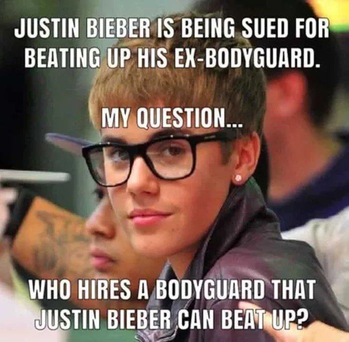 Obrázek Bieber bodyguard