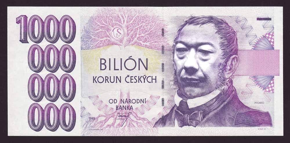 Obrázek Bilionova bankovka