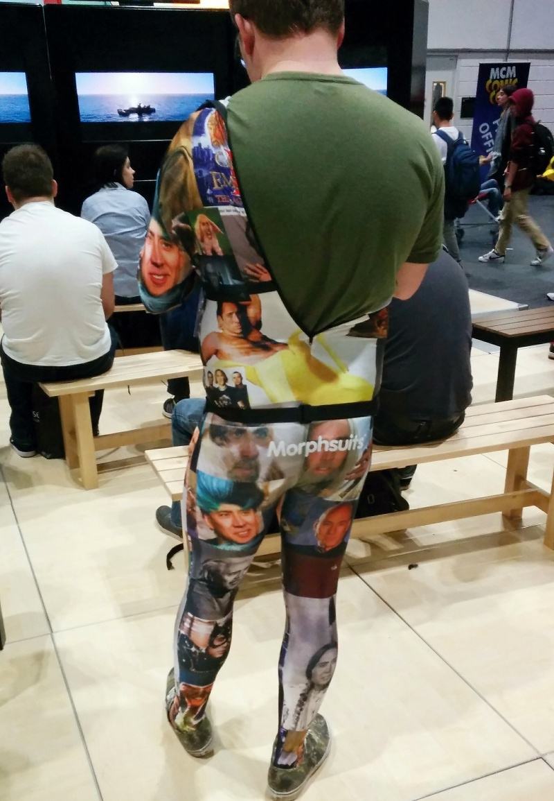 Obrázek Bizarre Nicholas Cage Morphsuit