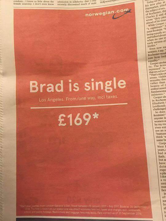 Obrázek Brad is single