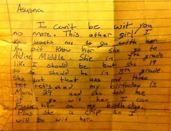 Obrázek Break Up Letter