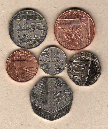 Obrázek Britske mince