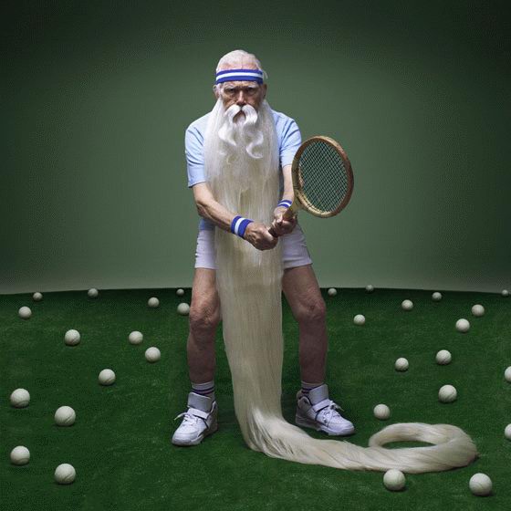 Obrázek Buh hraje tenis