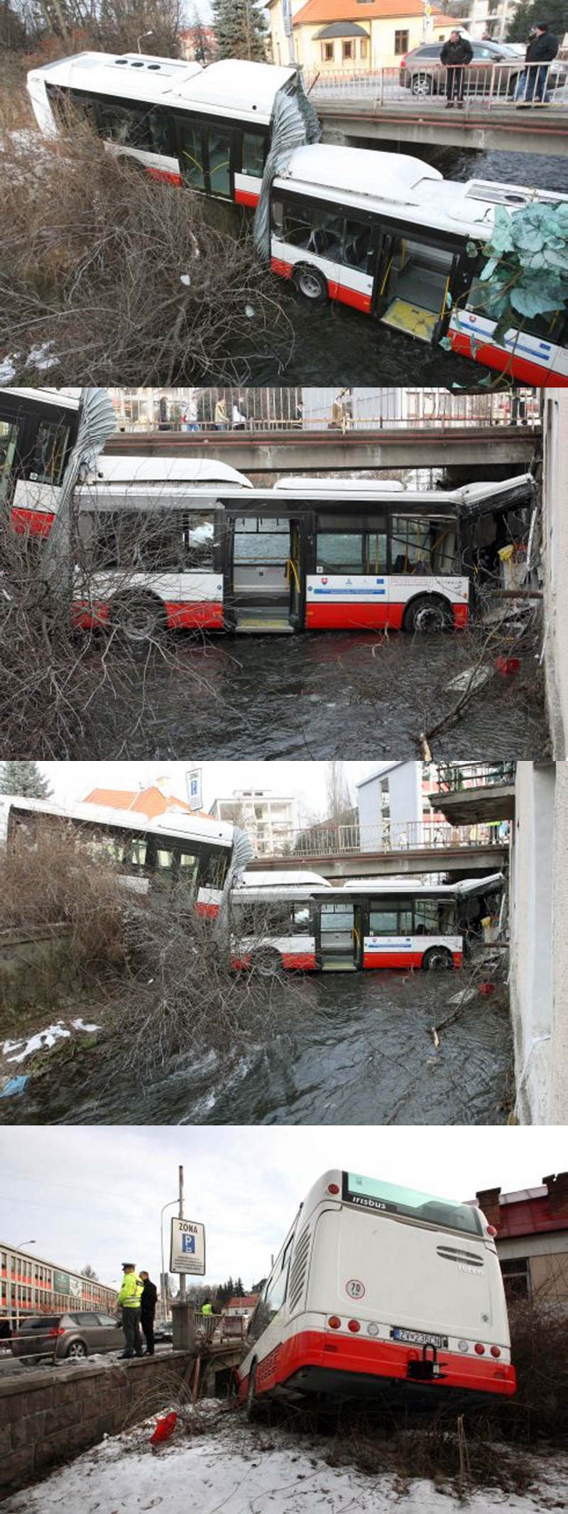 Obrázek Bus MHD BB v potoku