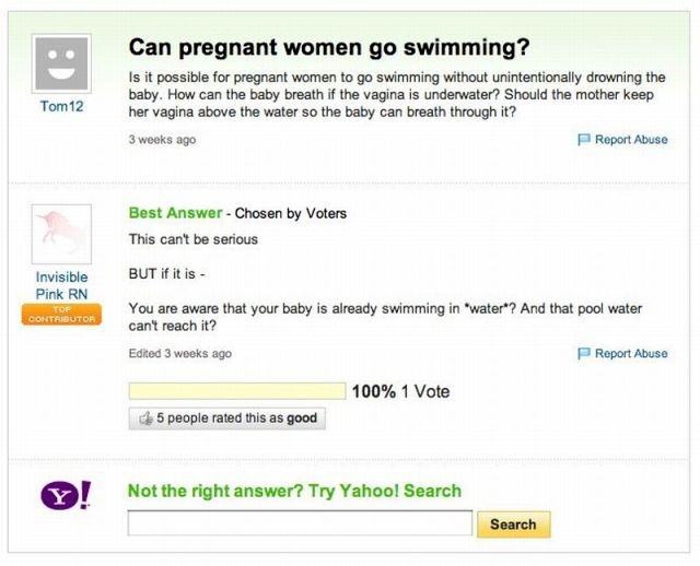 Obrázek Cab pregnant women go swimming