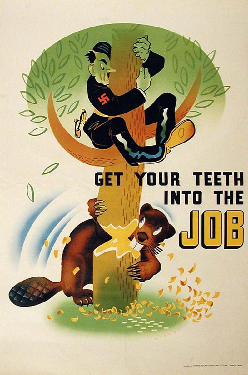 Obrázek Canadian World War 2 Propaganda Poster