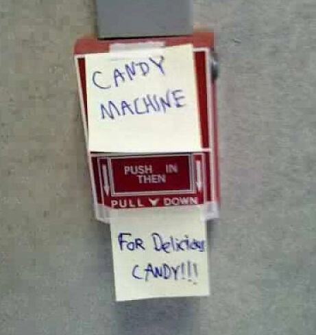 Obrázek Candy Machine Fire Alarm