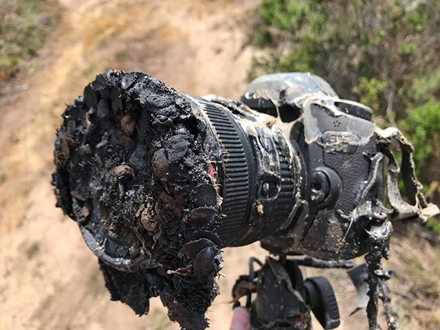 Obrázek Canon DSLR in the Falcon 9 exhaust