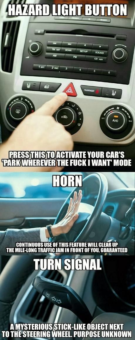 Obrázek Car feature guide for assholes