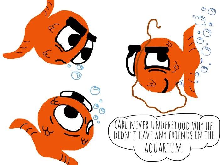 Obrázek Carl-the-socially-akward-goldfish